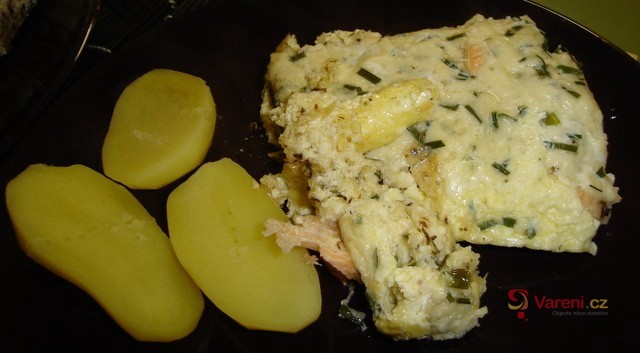 Zapečený losos se sýrem - fotografie 2