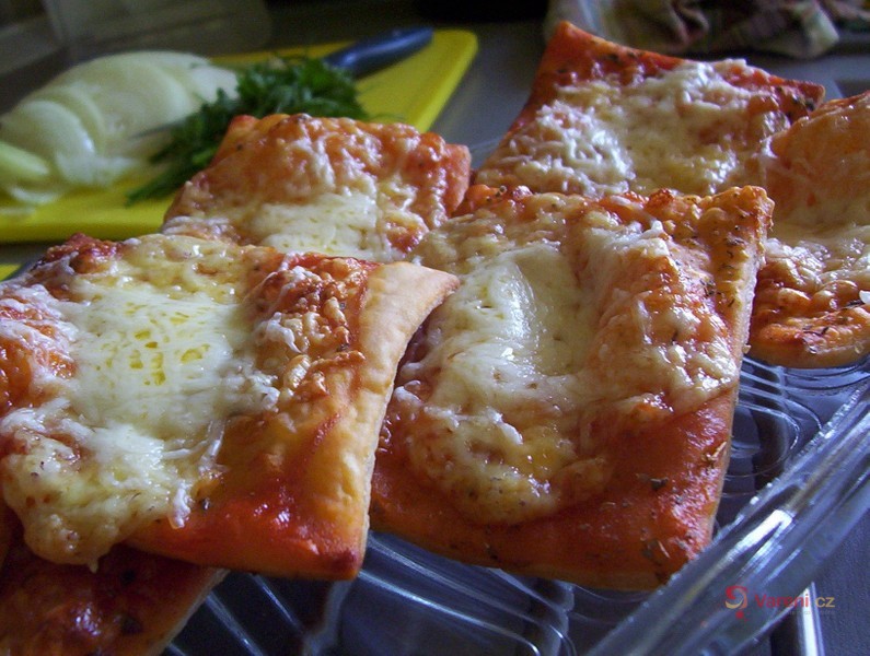 Pizza čtverečky