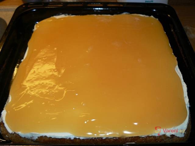 Tvarohový řez s pudinkem - fotografie 3