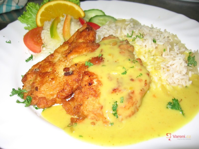 Řízky v kokosu s kari omáčkou - fotografie 3