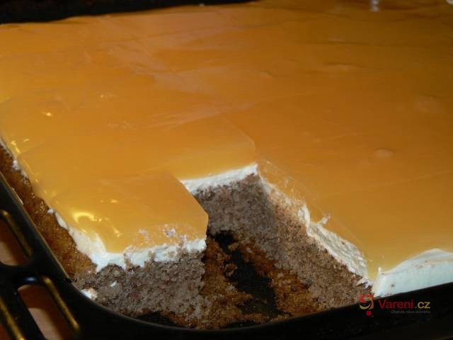 Tvarohový řez s pudinkem - fotografie 4