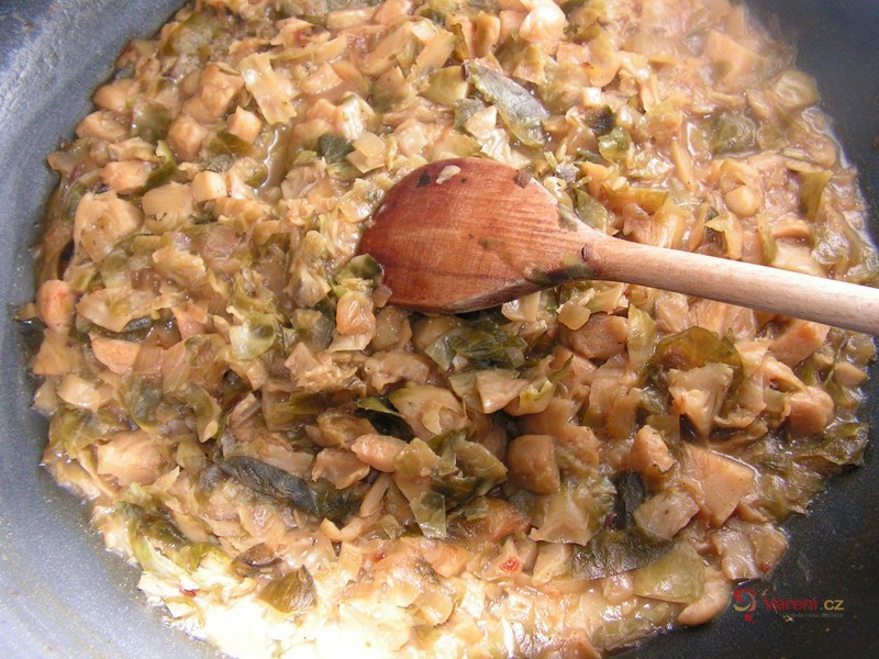 Dušená růžičková kapusta - fotografie 2