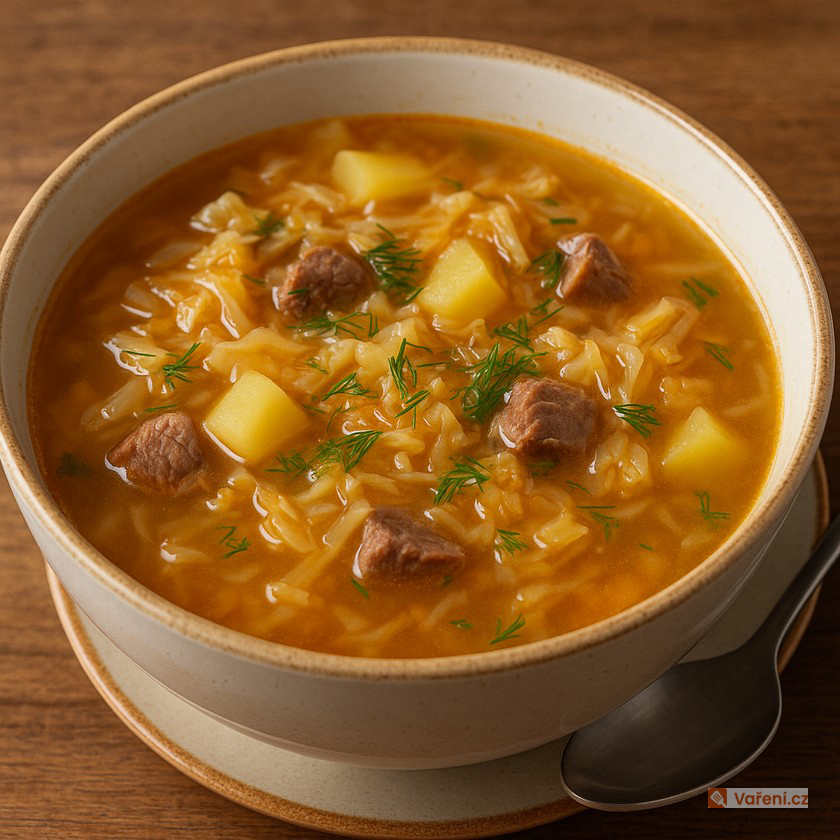 Zelná polévka šči