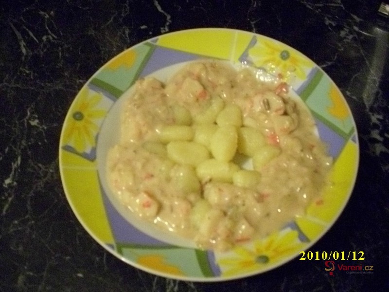 Gnocchi s jemnou omáčkou - fotografie 4