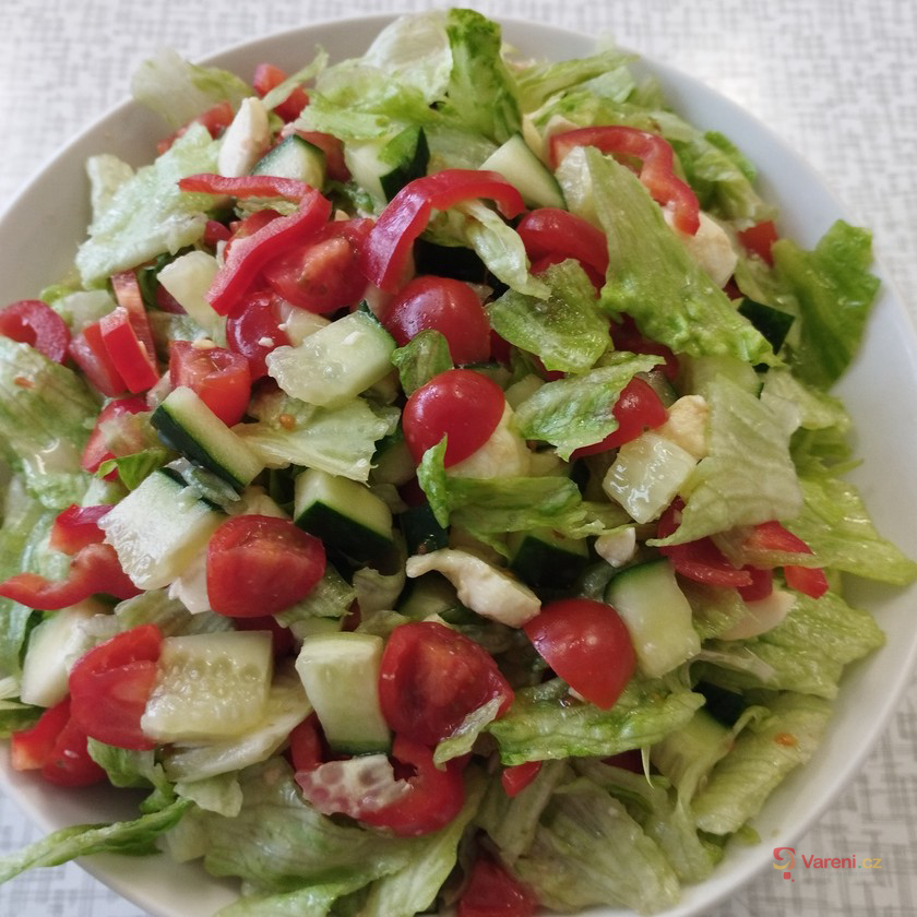 Zeleninový salát s kuřecím masem - fotografie 3