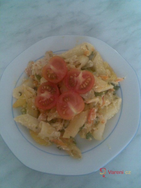 Zapečený květák s penne - fotografie 2