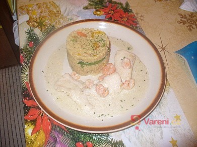 Zelené kari s pangasiusem a krevetami - fotografie 2