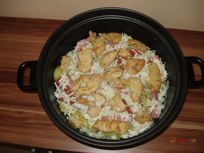 Zapečené kuřecí maso s nivou a smetanou - fotografie 2