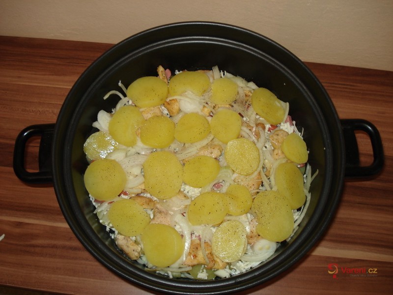 Zapečené kuřecí maso s nivou a smetanou - fotografie 3