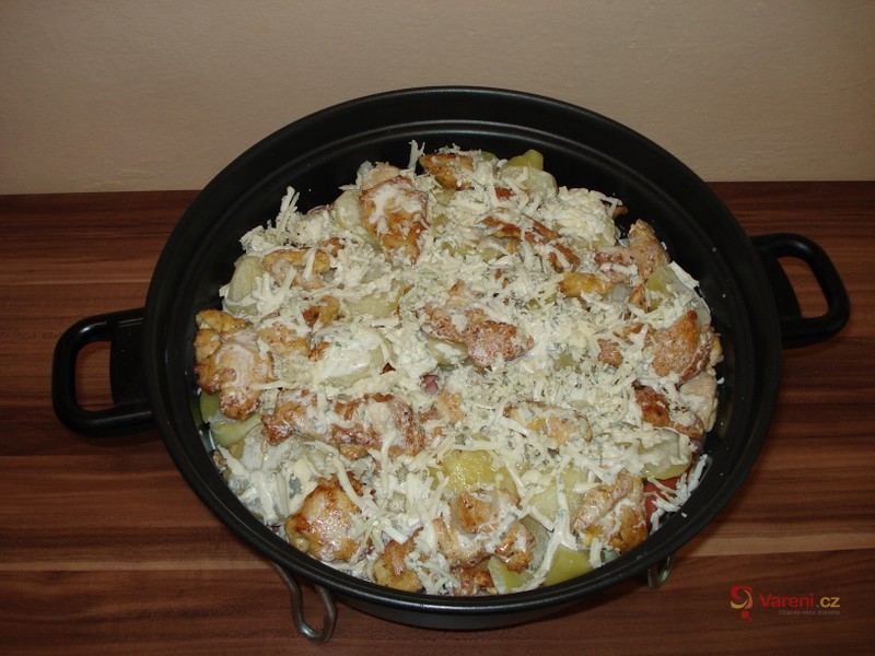 Zapečené kuřecí maso s nivou a smetanou - fotografie 5