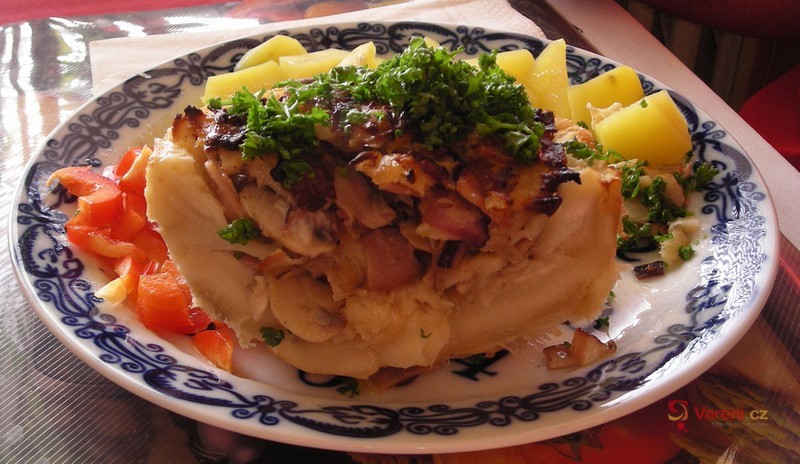 Plněný celer se žampiony a slaninou - fotografie 2