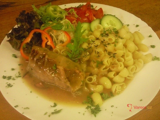 Plněné zelné závitky játry a masem - fotografie 2