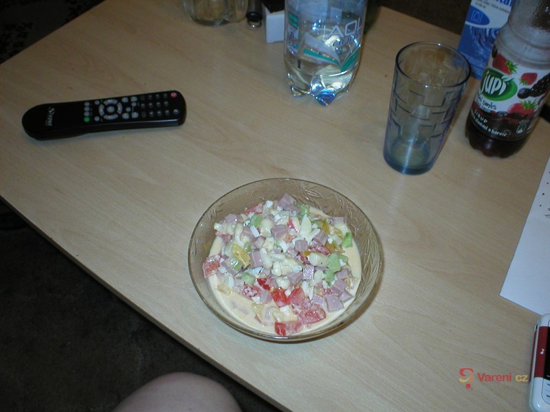 Zeleninový salát s vejci - fotografie 3