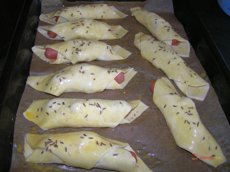 Klobásky v košili - fotografie 2