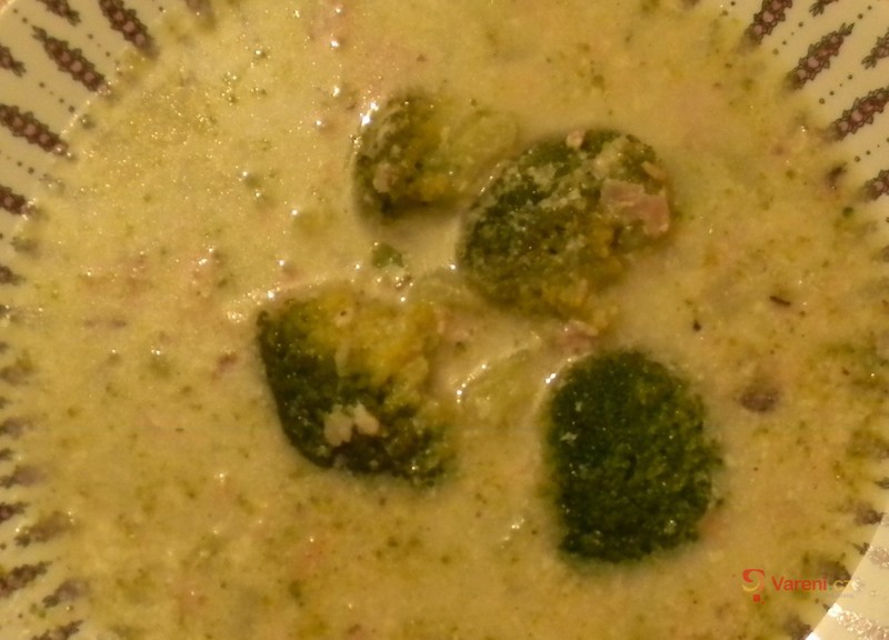 Holandská polévka z brokolice 