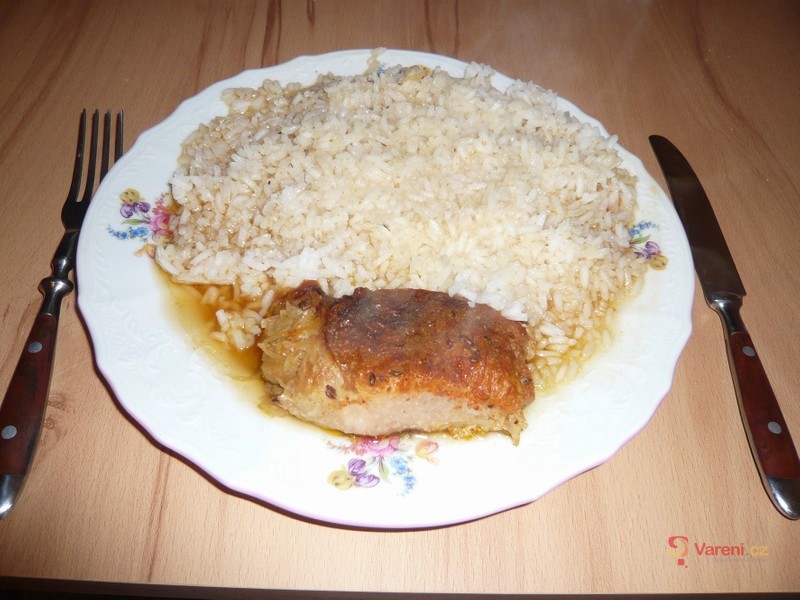 Kuřecí závitek na žampionech - fotografie 3