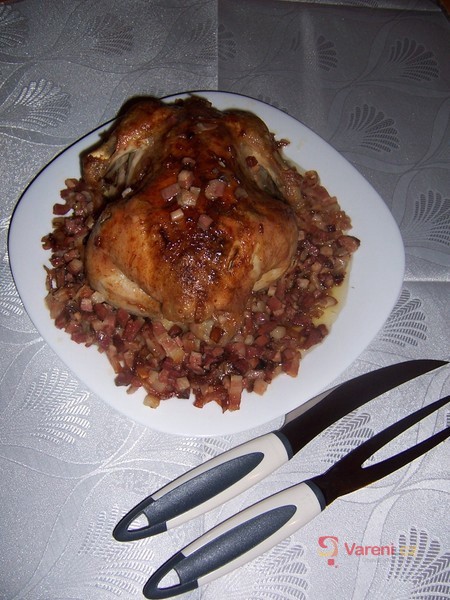 Kuře na slanině - fotografie 2