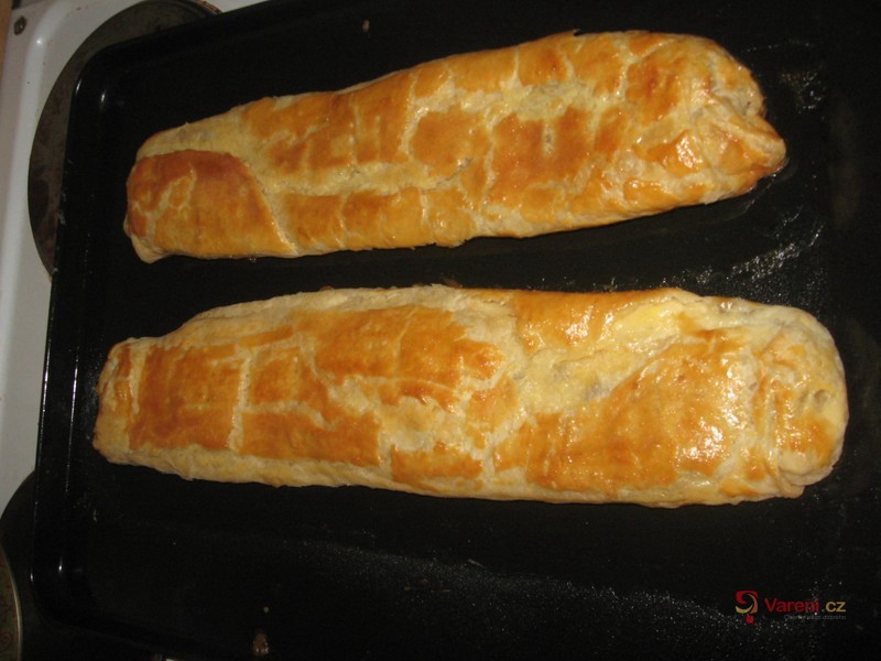 Listový štrúdl s tvarohovou nádivkou  - fotografie 3