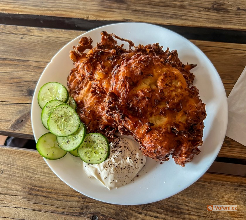 Smažené zelné placky 