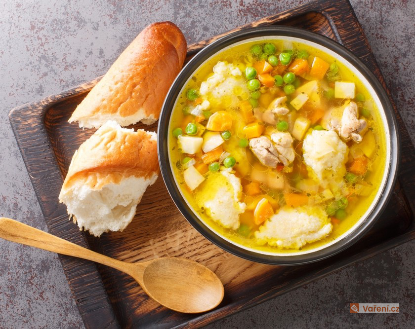 Sýrové kapání do polévky