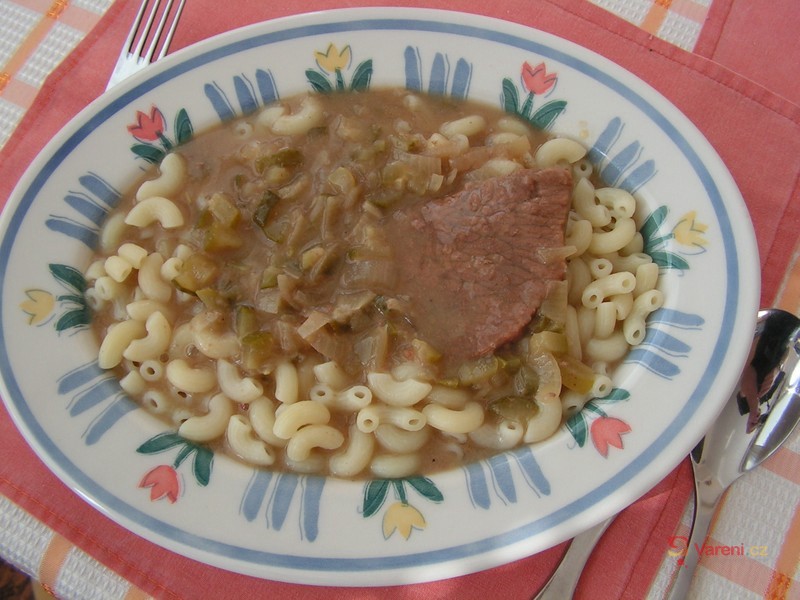 Jednoduchá znojemská omáčka - fotografie 2