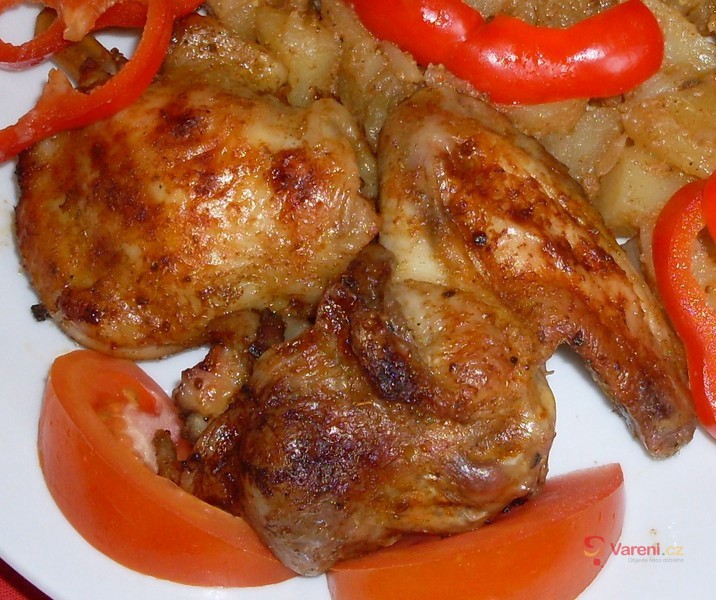 Kuře na víně po myslivecku  - fotografie 2