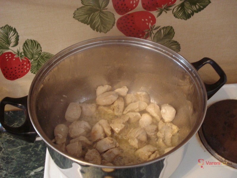 Sýrová omáčka s kuřecím a zeleninou - fotografie 4