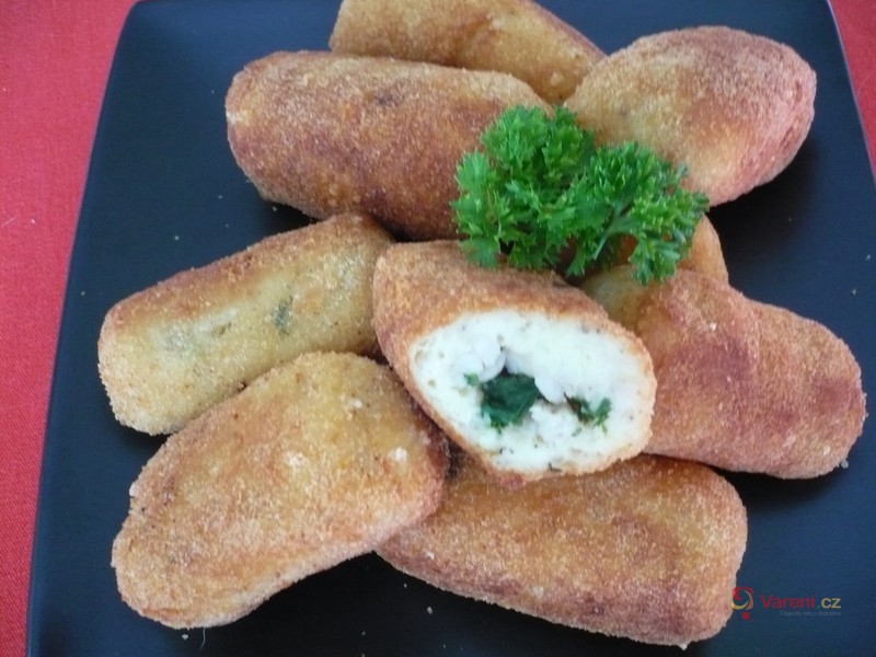 Smažené bramborové krokety - fotografie 3