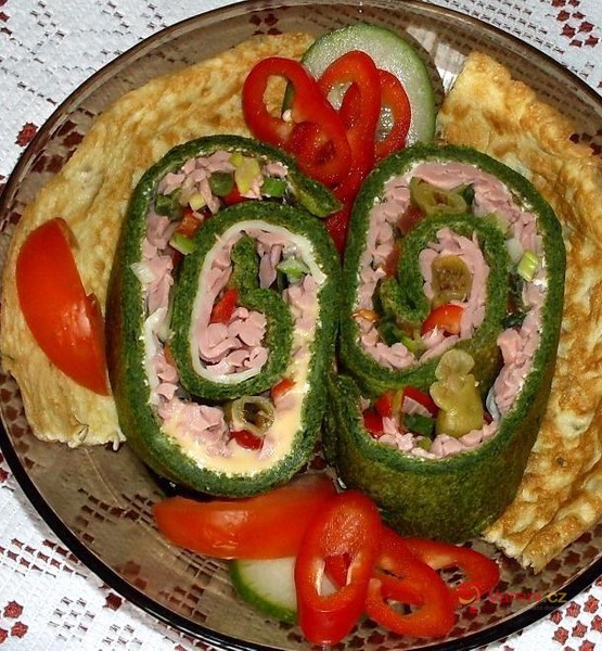 Zelená roláda - fotografie 3