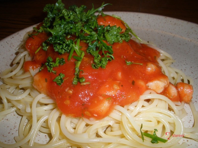 Krevety s červenou česnekovou omáčkou - fotografie 2