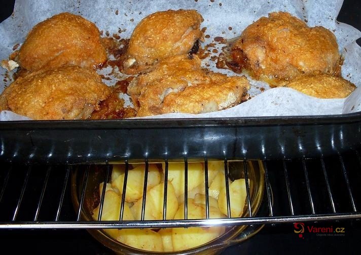 Kuře smažené v troubě - fotografie 2
