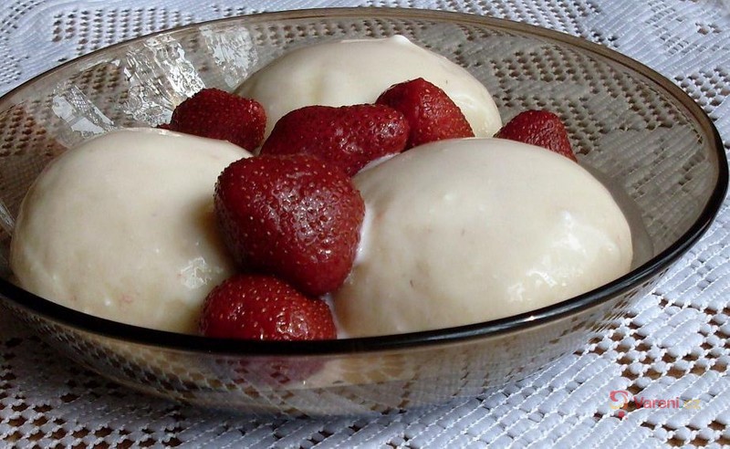 Tvarohové knedlíky s vanilkou - fotografie 2