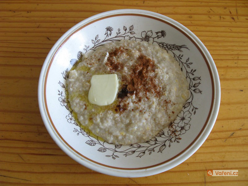 Ovesná kaše na večeři