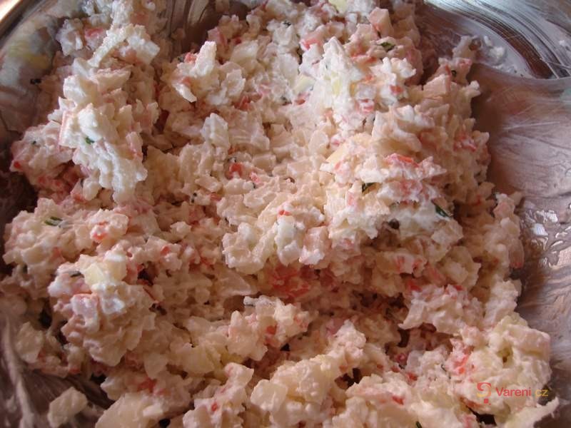 Tvarohová pomazánka s krabími tyčinkami - fotografie 2