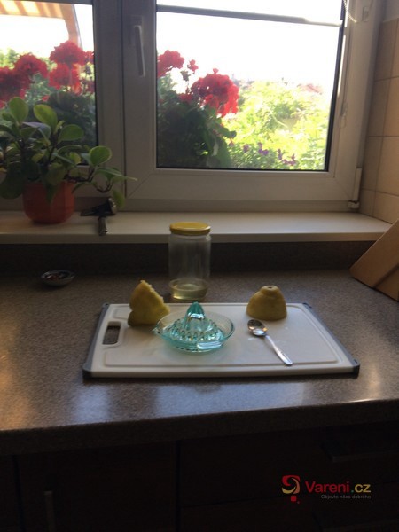 Domácí citronový sirup