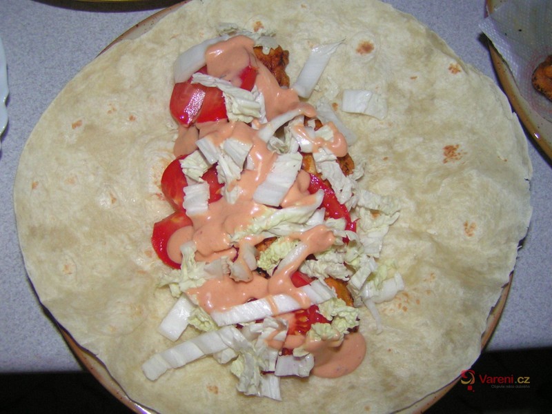 Tortilla s náplní - fotografie 2