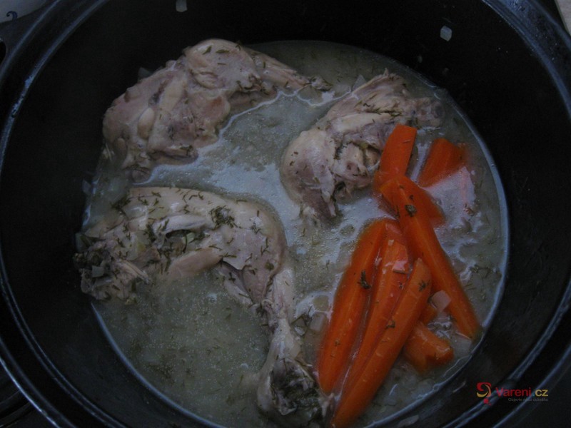 Kuřecí stehna v koprové omáčce - fotografie 2