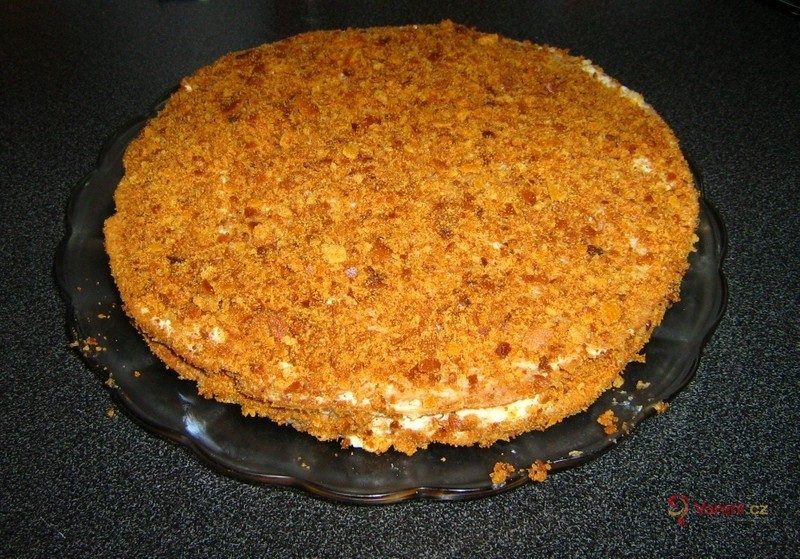 Krémový medovník - fotografie 4