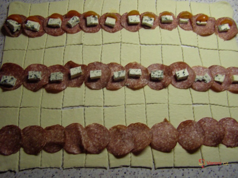 Slané listové jednohubky - fotografie 4