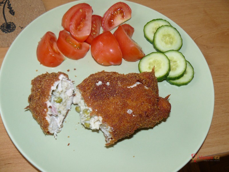 Nadívané krůtí řízky - fotografie 2