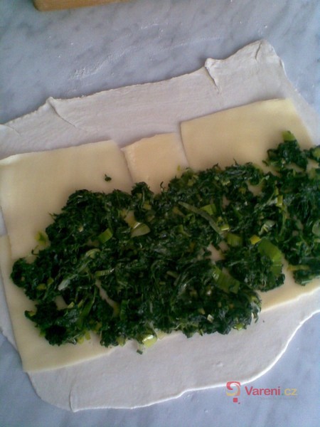 Slaný závin s mletým masem - fotografie 3