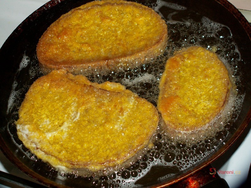 Chlebové vaječné smaženky - fotografie 5