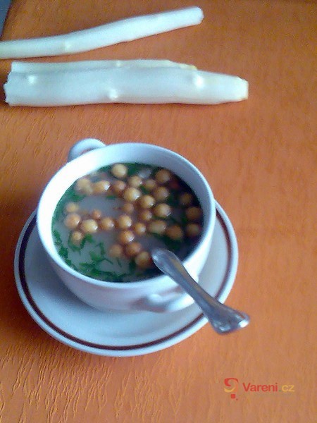 Chřestová polévka se sýrem - fotografie 2