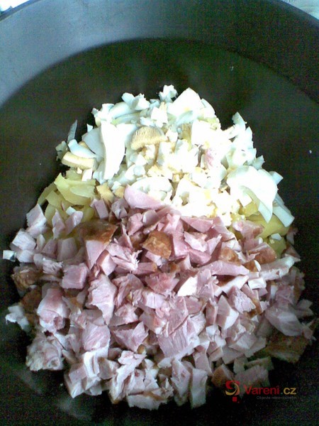 Francouzské brambory s uzeninou - fotografie 4