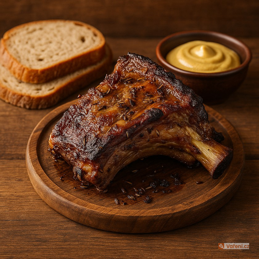 Kančí žebro na klasický způsob