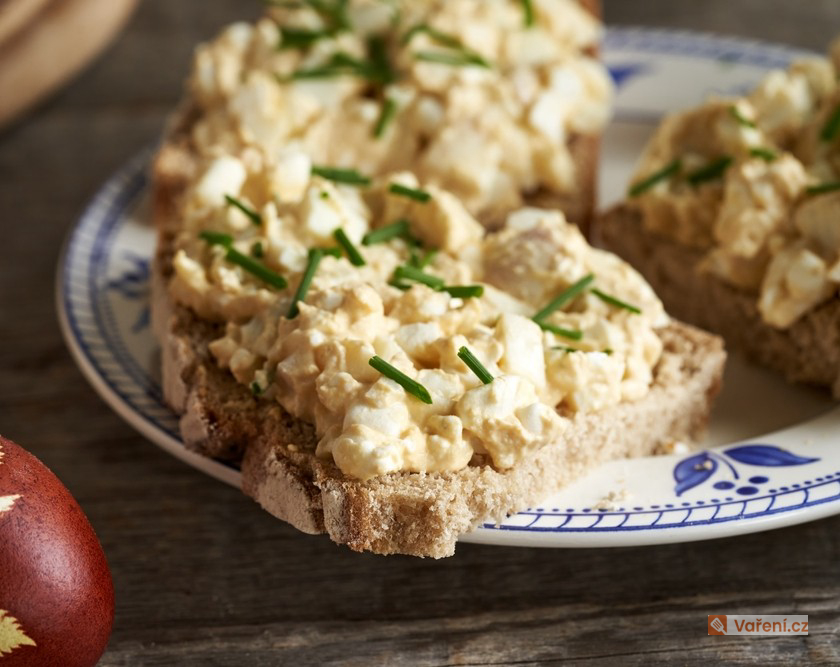 Vajíčková pomazánka bez majonézy