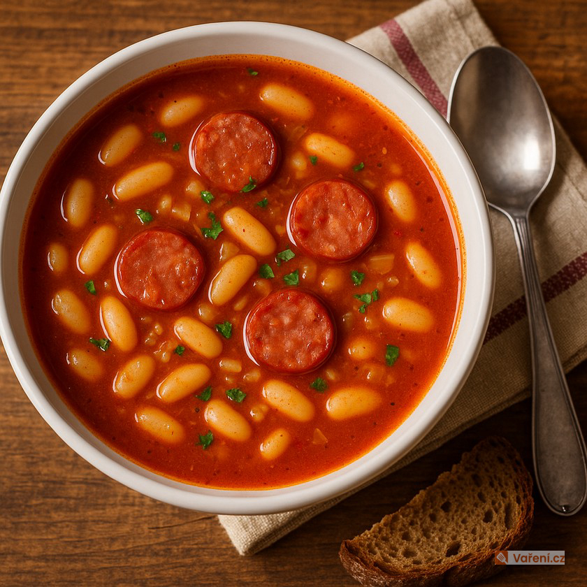 Rajská frankfurtská polévka od Janinky Hrdé