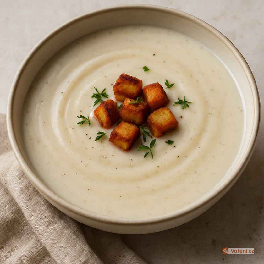 Krémová polévka z černého kořene
