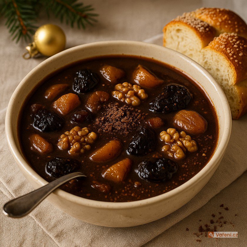 Sladká vánoční staročeská polévka