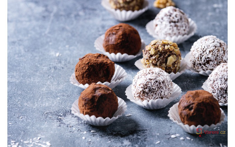 Kuličky z hořké čokolády